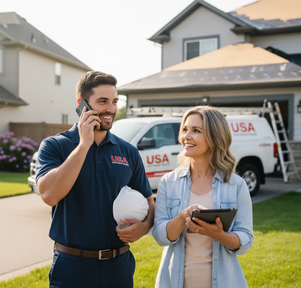 USA Roof Repair Experts customer support in Minford